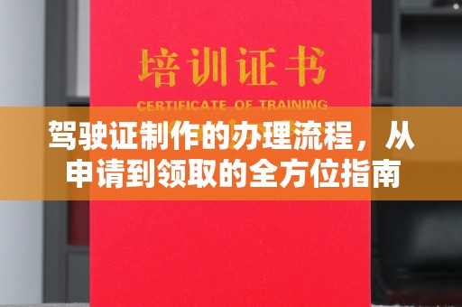 湖里驾驶证制作的办理流程，从申请到领取的全方位指南