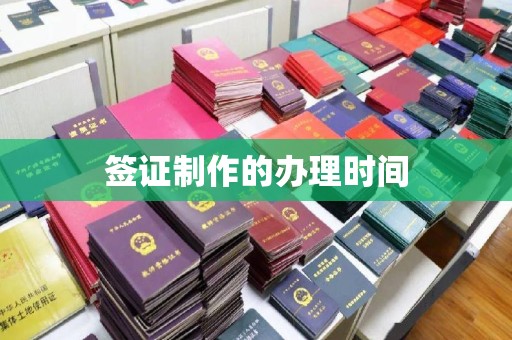 湖里签证制作的办理时间