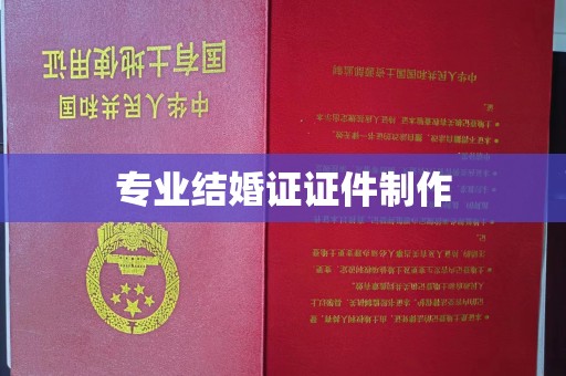 湖里专业结婚证证件制作