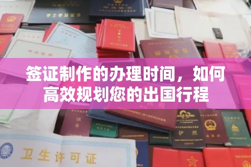 湖里签证制作的办理时间，如何高效规划您的出国行程