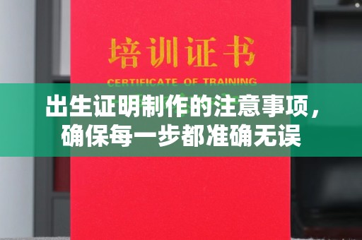湖里出生证明制作的注意事项，确保每一步都准确无误